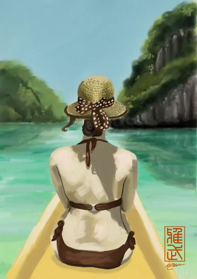 Digital Artwork - Island